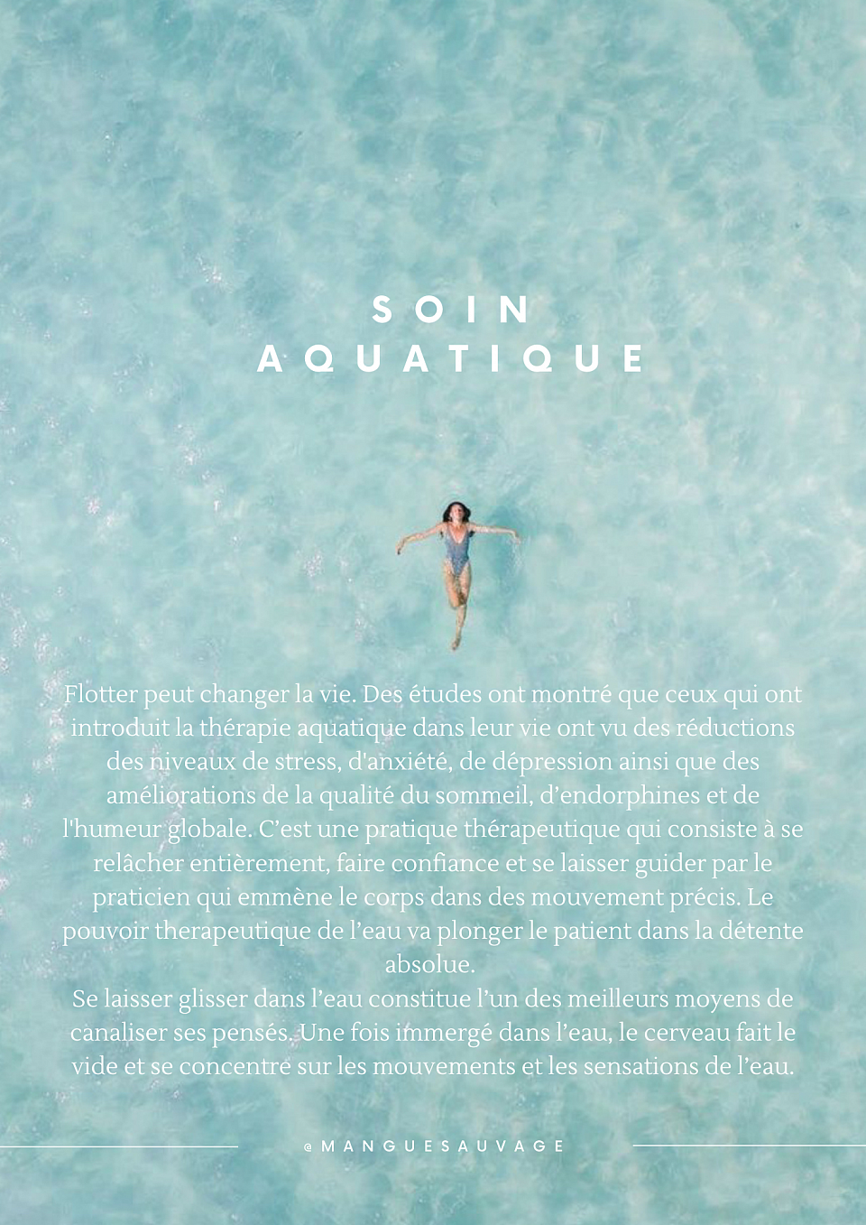 Soin aquatique